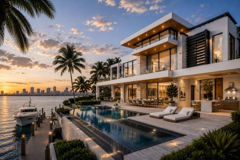 Modern custom home